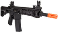 Lancer Tactical Hybrid M4 Carbine Airsoft AEG Rifle w/ Free Float Rail, Black