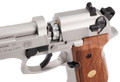 Beretta 92FS CO2 .177 Nickel Air Gun, Silver/Wood