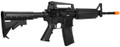 Lancer Tactical M4A1 Gas Blowback Carbine Airsoft Rifle, Black