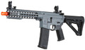 Lancer Tactical Gen 3 10" Keymod M4 Carbine Airsoft AEG Rifle with Delta Stock, Grey