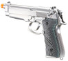 WE-Tech New System M92 Eagle Full Auto Gas Blowback Airsoft Pistol, Silver