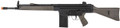LCT LC-3A3 Full Size AEG Airsoft Rifle w/ Slim Handguard, Black/OD Green