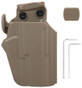 Kydex 450 Universal Holster for Airsoft Sub-Compact Pistols, Tan