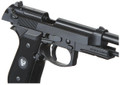 HFC Metal M9 Full-Auto Green Gas Blowback Airsoft Pistol, Black