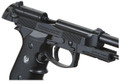 HFC Metal M190 CO2 Gas Blowback Airsoft Pistol with Compensator, Black