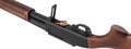 Golden Eagle M870 3/6-Shot Pump Action Gas Powered Airsoft Shotgun, Wood/Black