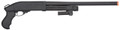 Golden Eagle M870 3/6-Shot Pump Action Gas Airsoft Shotgun w/ Forend Grip, Black