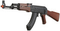 Lancer Tactical Gen 2 AK47 AEG Airsoft Rifle w/ Full Stock, Black/Wood