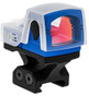 Atlas Custom Works xForce Solar Powered Mini Red Dot with Mount, Blue