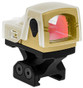Atlas Custom Works xForce Solar Powered Mini Red Dot with Mount, Gold