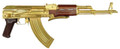 E&L AKMS 24K Gold Plated 10 Years Anniversary Limited Edition Airsoft AEG Rifle, Two-Tone