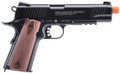 Valken S & W 1911 TAC GEN3 CO2 Blowback Airsoft Pistol, Black/Brown