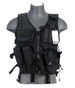 Lancer Tactical Cross Draw Tactical Vest, Black