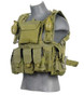 Lancer Tactical Modular Chest Rig with Pouches, OD Green