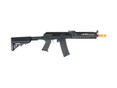 Lancer Tactical RIS AK Full Metal Tactical AEG Airsoft Gun, Black