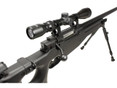 Well MB08 Bolt Action Airsoft Sniper Rifle w/ Scope and Bipod, Black