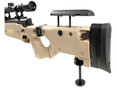 Well MB08 Bolt Action Airsoft Sniper Rifle w/ Scope and Bipod, Tan