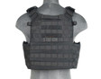 Lancer Tactical 6094 Plate Carrier w/ Triple Inner Mag Pouch, Black