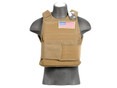Lancer Tactical Tan Airsoft Body Armor Vest