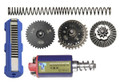 SHS High Speed Tune Up Kit w/ Motor, 131 Gear Set, Piston, and M120 Spring