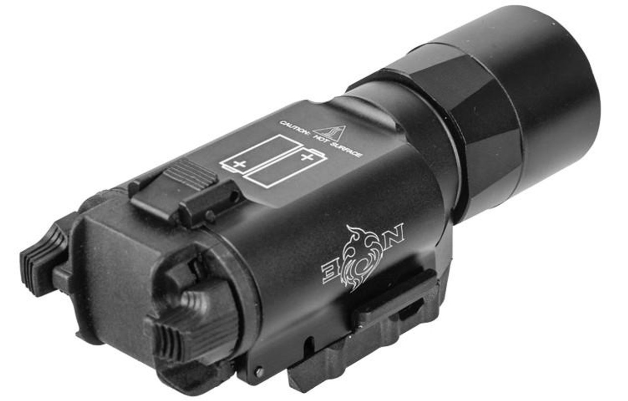 Night Evolution X300U 220 Lumens LED Flashlight, Black Airsoft Station