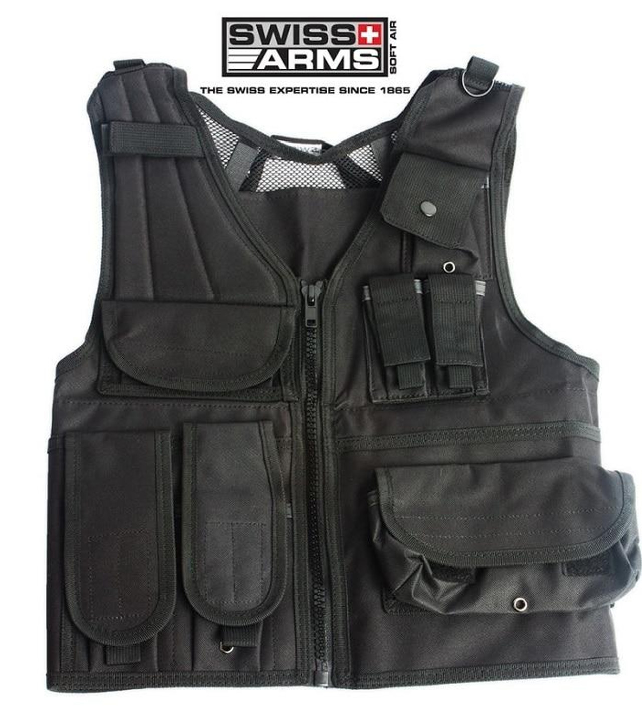 Swiss Arms Tactical Vest - Black