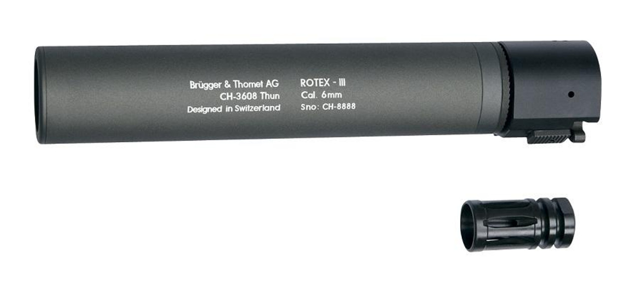 B&T ROTEX III Metal QD Barrel Extension and Metal Flash