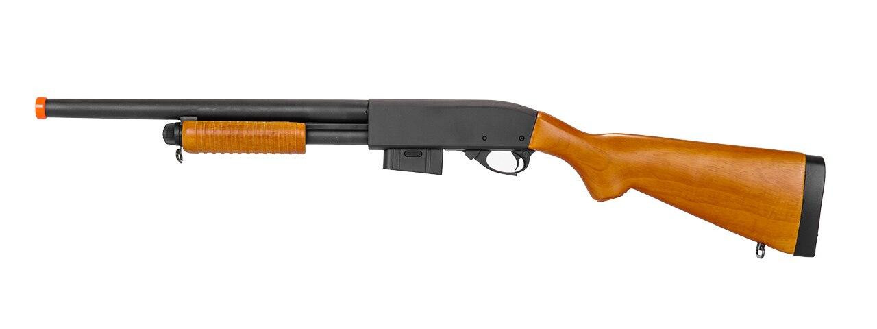 A&K spring-powered M870 | Real Wood Spring-Powered Metal Shotgun