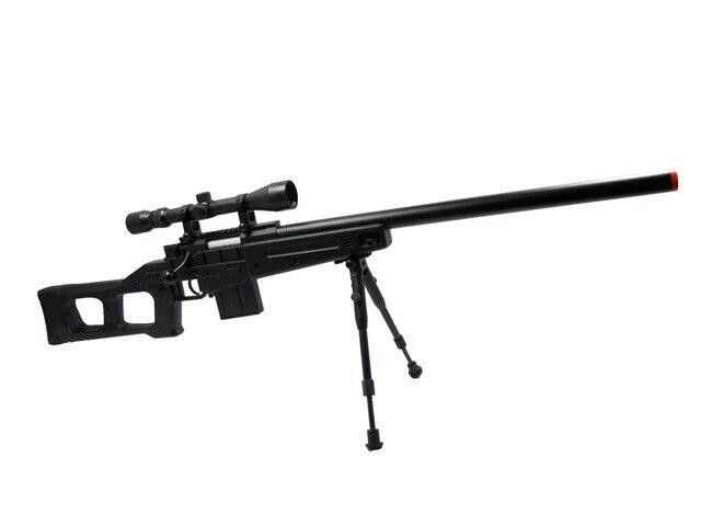 WELL L96 Airsoft Spring Sniper Rifle with Compact Skeleton