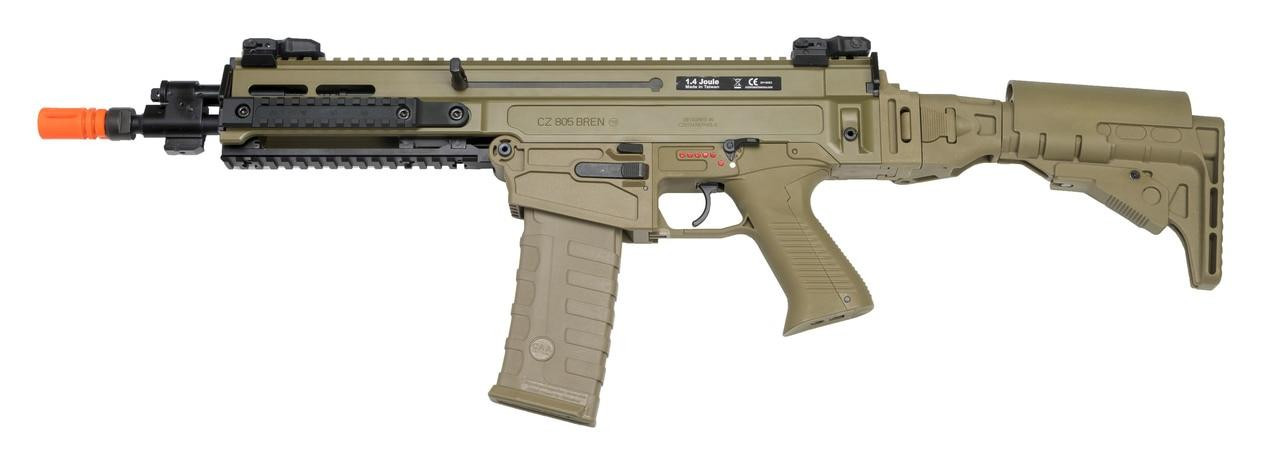 ASG CZ 805 BREN A2 AEG Airsoft Rifle, Tan