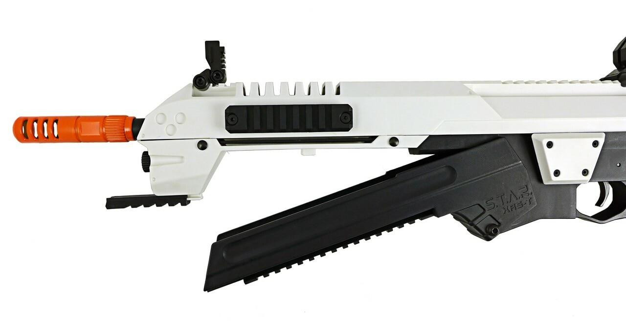 CSI STAR XR5 AEG Airsoft Battle Rifle, White/Black