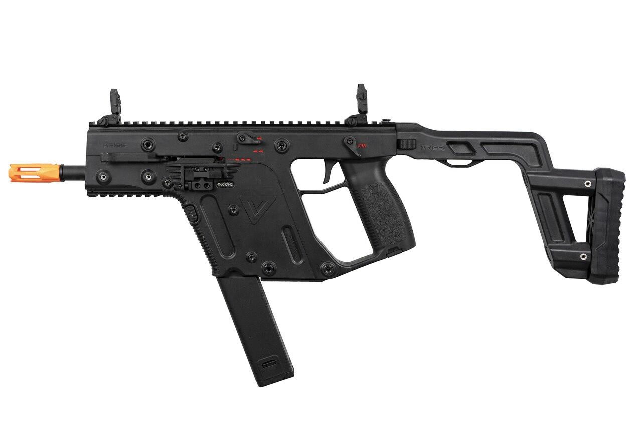 KRISS Vector ガスガン ブラック Krytac KRISS USA Licensed Kriss Vector AEG SMG, Black