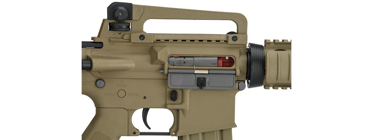 Lancer Tactical M4 SOPMOD Generation 2 RIS AEG Airsoft Rifle, Tan