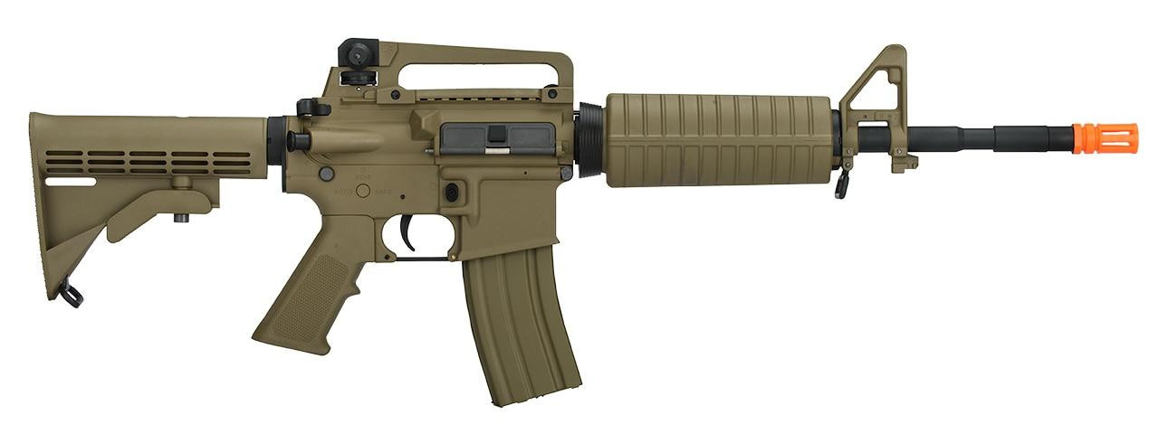 S&T製 AEG URG-I スタイル M4 パーツ（ダークアースカラー） Lancer Tactical M4A1 Generation 2 RIS AEG Airsoft Rifle, Tan/Dark