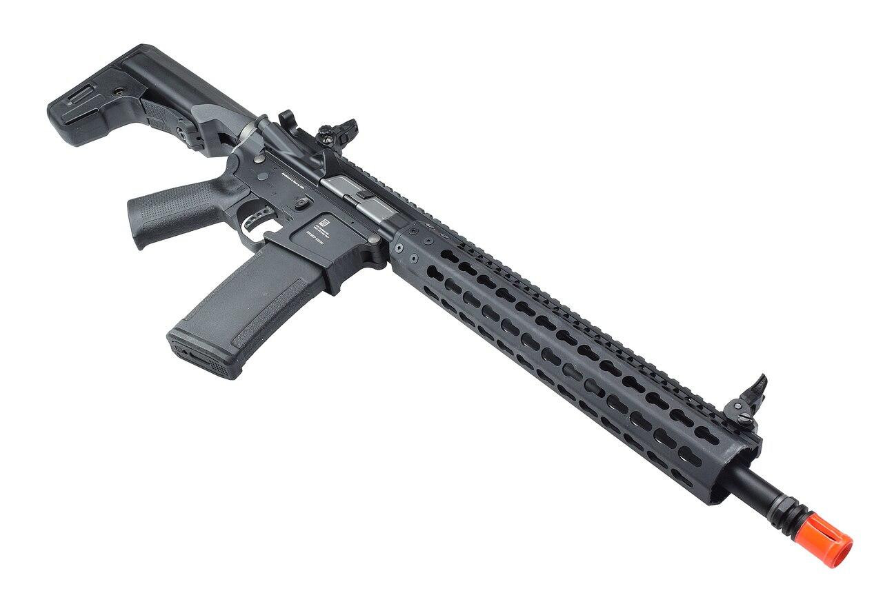 KWA PTS Mega Arms MKM AR-15 Gas Airsoft Rifle, Black (103-00807)