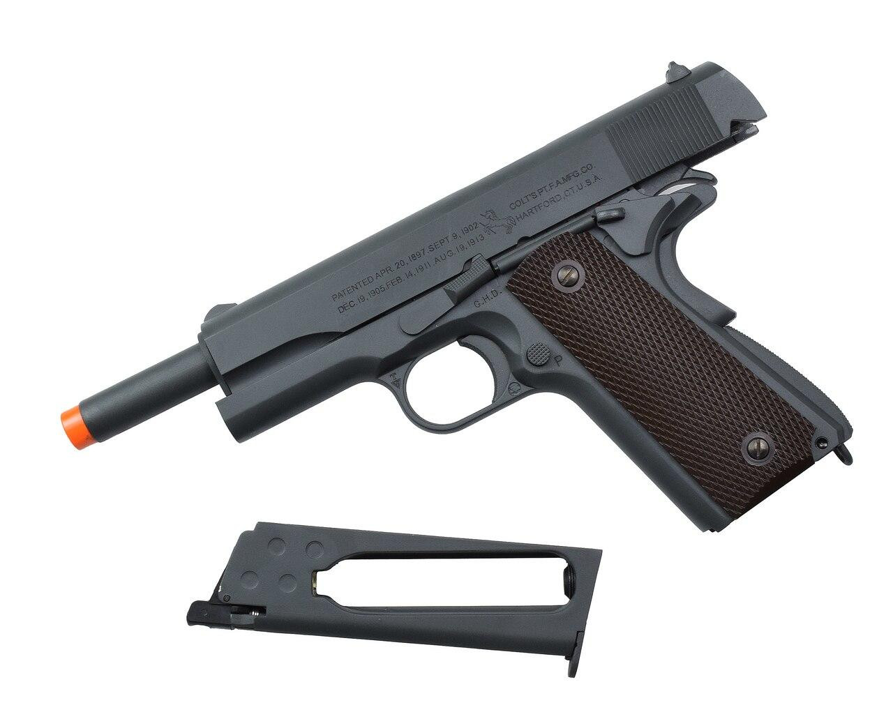 Colt 1911 CO2 Blowback Pistol, Parkerized Finish (180532)