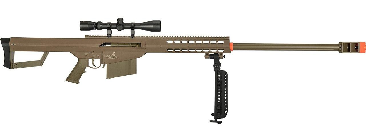 Lancer Tactical M82 .50-Cal Spring Airsoft Sniper Rifle w/ Bipod