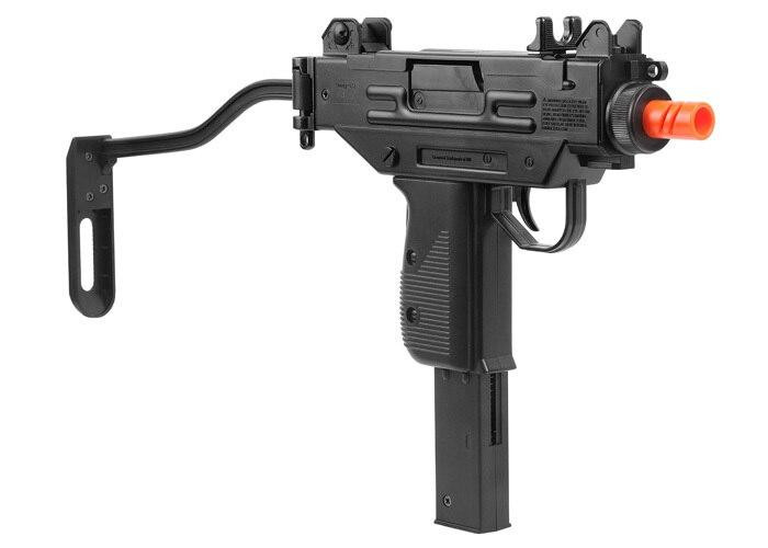Mini Uzi Spring Airsoft Gun, Black