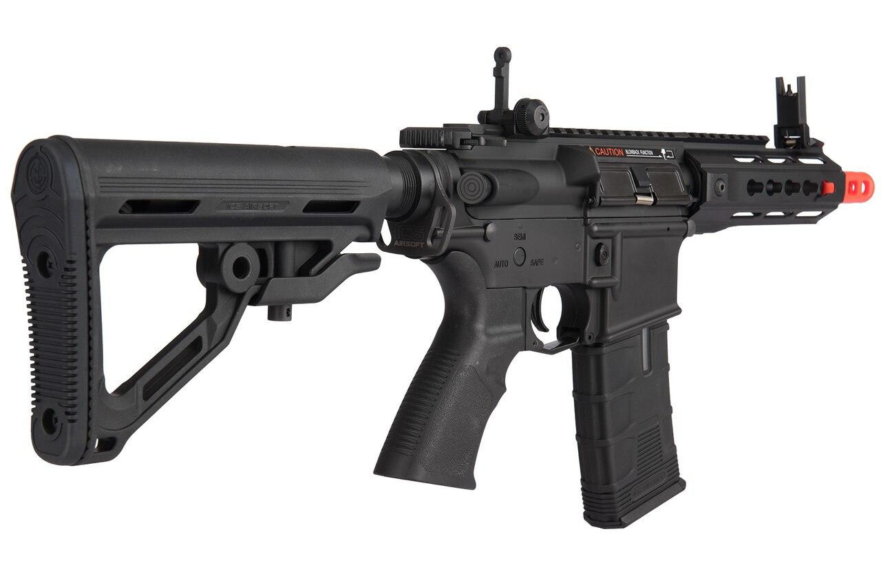 ICS ProLine CXP-UK1 Captain Electric Blowback AEG Airsoft Rifle, Black