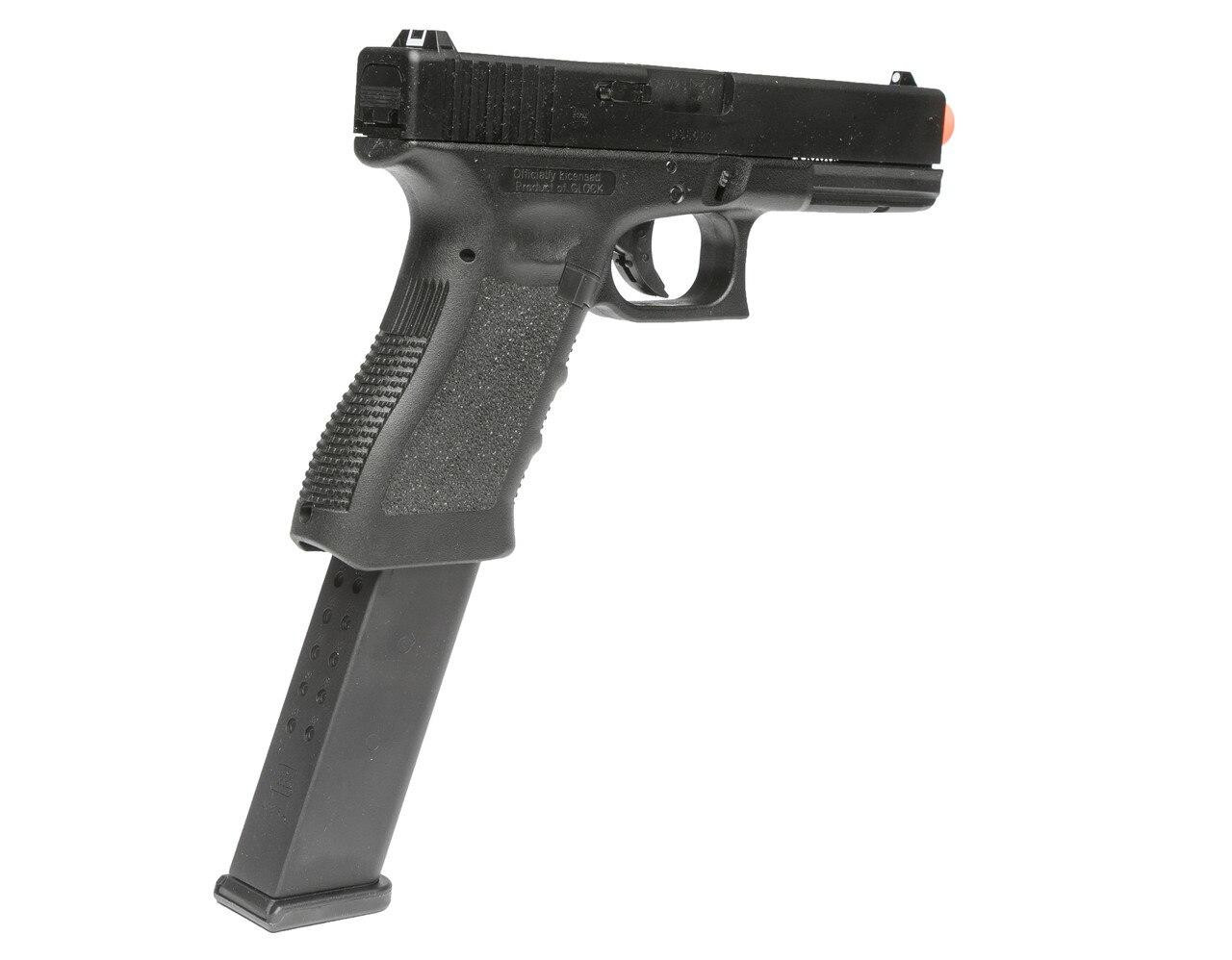 Glock 18C Airsoft Pistol with Extended Mag