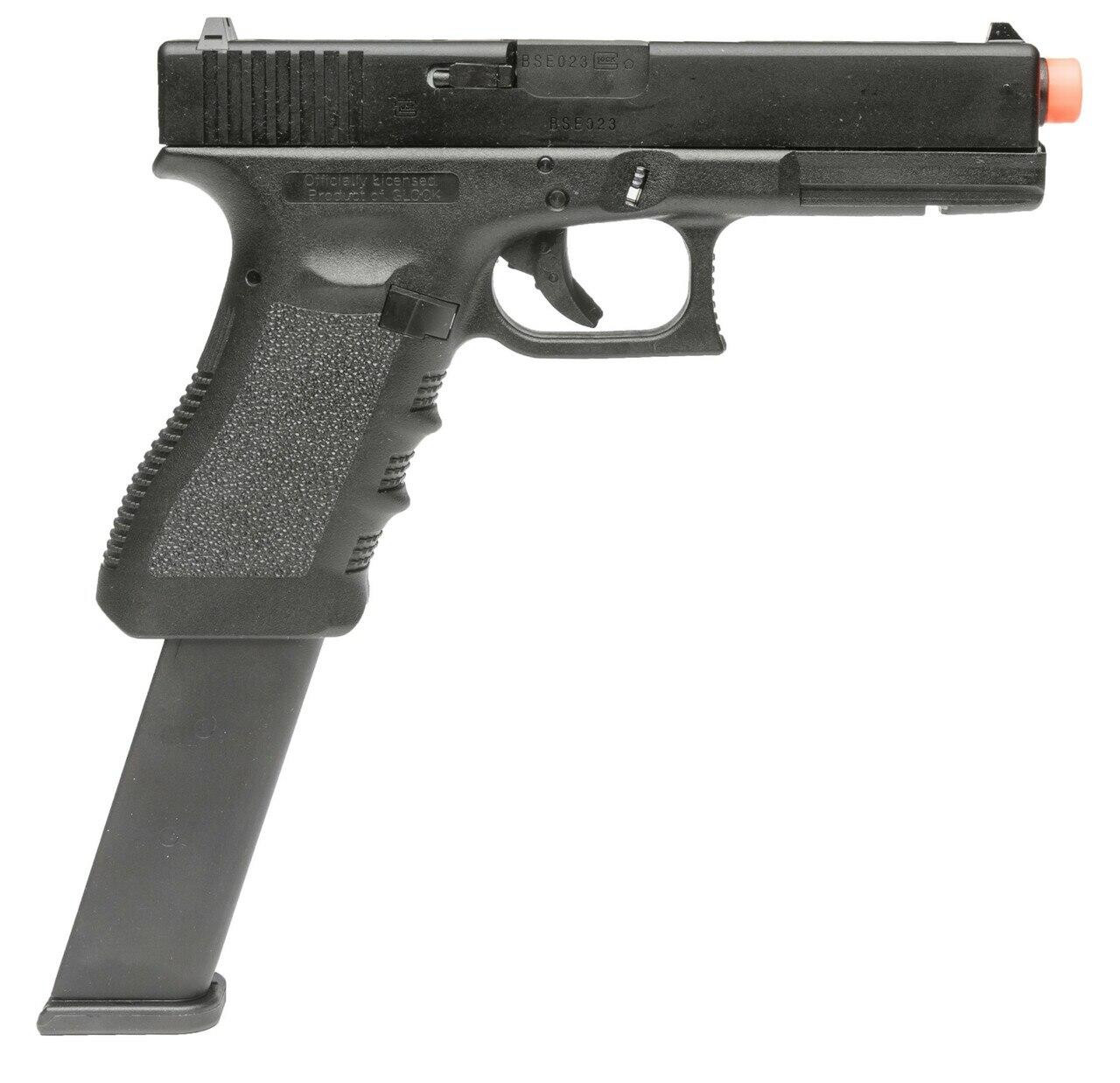 Glock 18C Airsoft Pistol with Extended Mag
