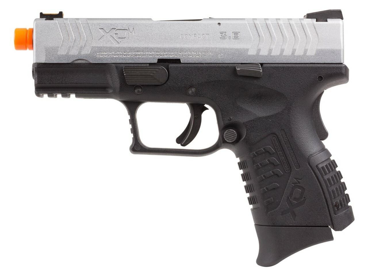 SPRINGFIELD ARMORY XDM シルバースライド エアガン Springfield Armory XDM 3.8” Compact Gas Blowback Airsoft Pistol