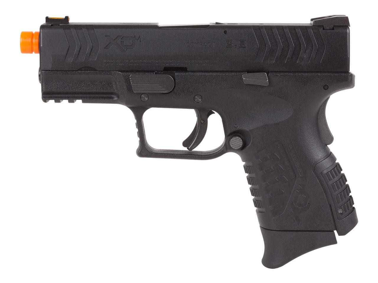 Springfield Armory XDM 3.8” Compact Gas Blowback Airsoft Pistol, Black
