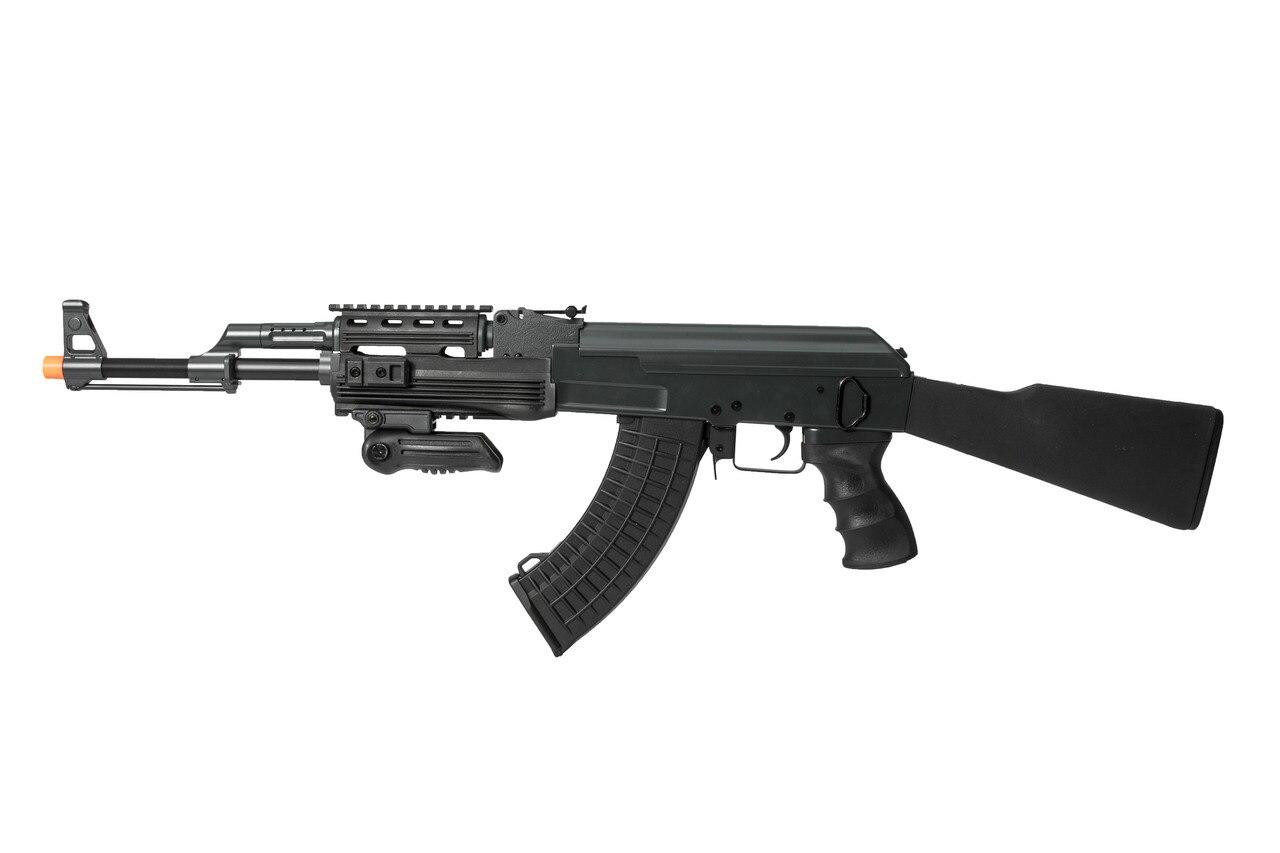 AK用RIS Lancer Tactical AK47 RIS AEG Airsoft Rifle w/ Foldable