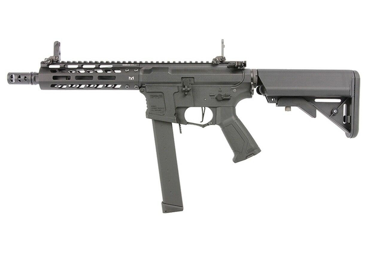 G&G CM16 PCC 9MM Style M-LOK Carbine Airsoft AEG, Black