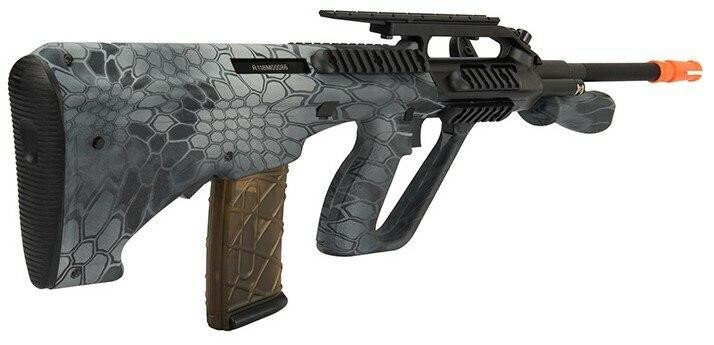 Army Armament Polymer AUG Civilian AEG Airsoft Rifle w/ Top Rail, TYP Army Armament Polymer AUG Civilian AEG Airsoft Rifle w/ Top Rail, TYP