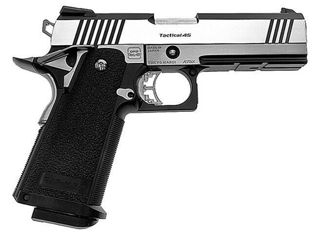 東京マルイ Hi-CAPA Cutom DUAL STAINLESS Tokyo Marui HI-CAPA 4.3 Dual Stainless Custom GBB Pistol