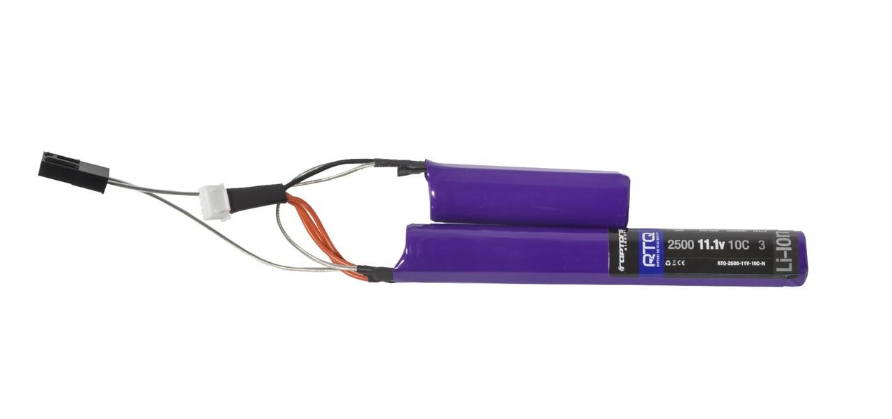 Raptors Airsoft RTX 2500mAh 11.1v Extreme LiIon 30C Nunchuck Battery