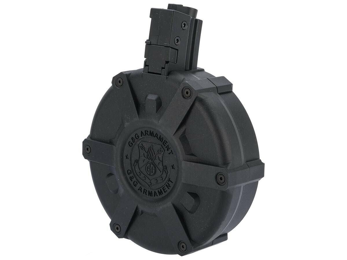 G&G MP5用 1500連 ドラムマガジン G&G MP5 1,500 BB Drum Magazine