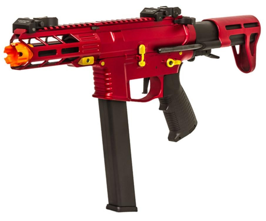 Classic Army Nemesis X9 PDW SMG AEG, Red | Airsoft Station